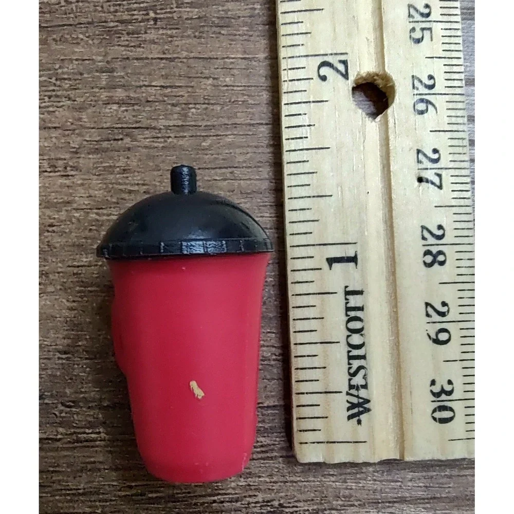 LOL Surprise Red Black Tumbler Cup Doll Figure Drink Purr Beats Disco Kitty Z1